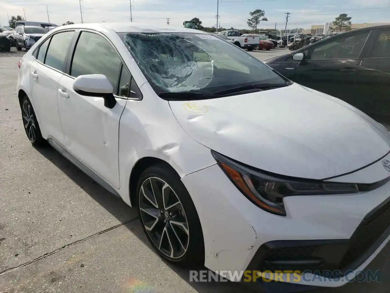 9 Photograph of a damaged car JTDS4RCE4LJ034997 TOYOTA COROLLA 2020