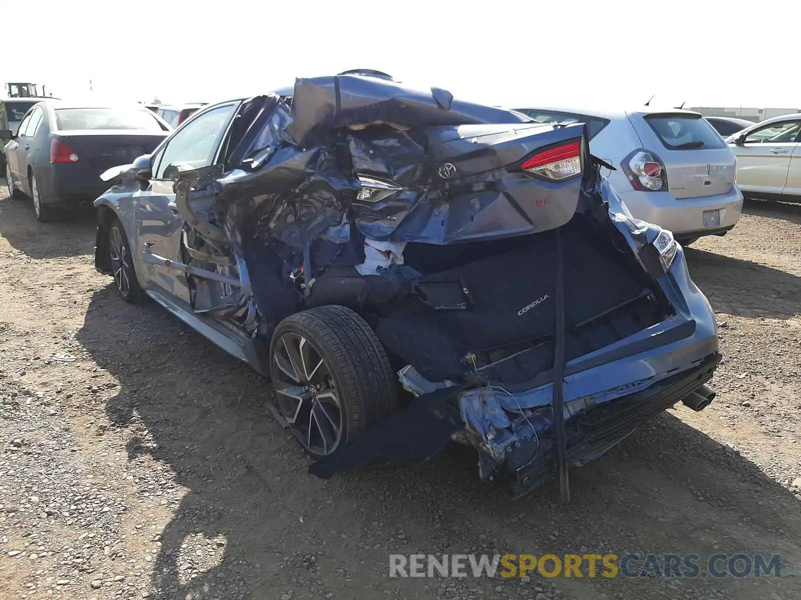 3 Photograph of a damaged car JTDS4RCE4LJ035051 TOYOTA COROLLA 2020