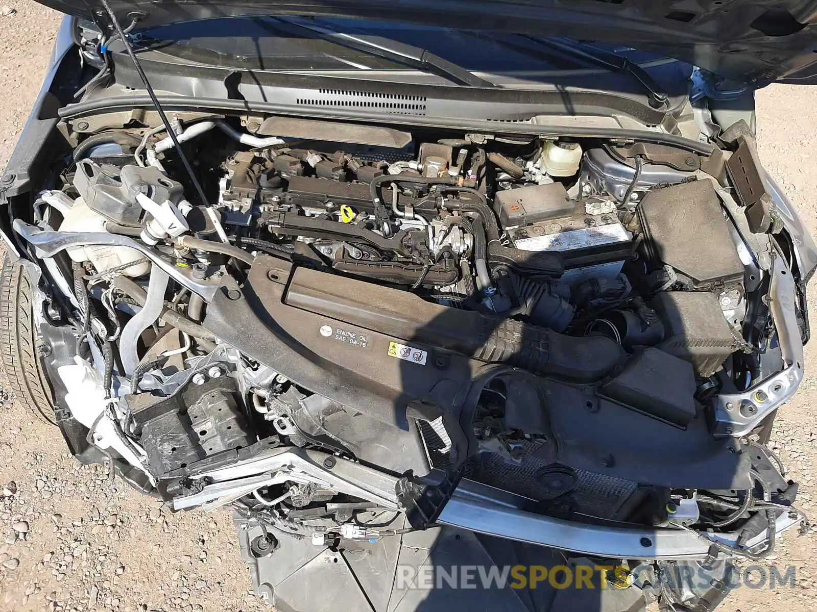 7 Photograph of a damaged car JTDS4RCE4LJ035051 TOYOTA COROLLA 2020