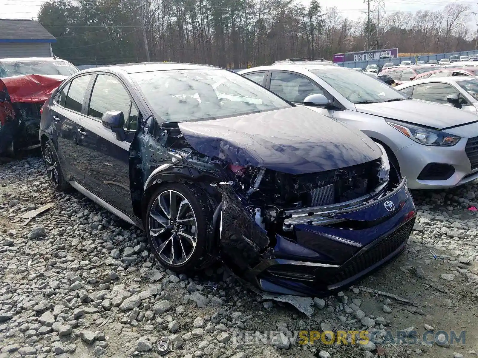 1 Photograph of a damaged car JTDS4RCE4LJ035180 TOYOTA COROLLA 2020