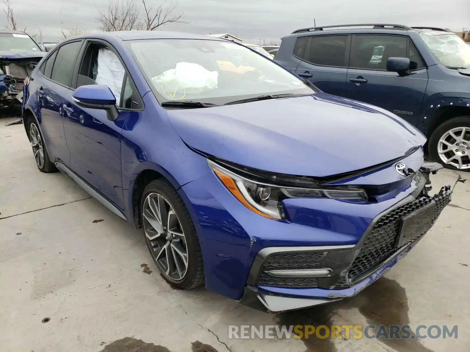 1 Photograph of a damaged car JTDS4RCE4LJ035678 TOYOTA COROLLA 2020