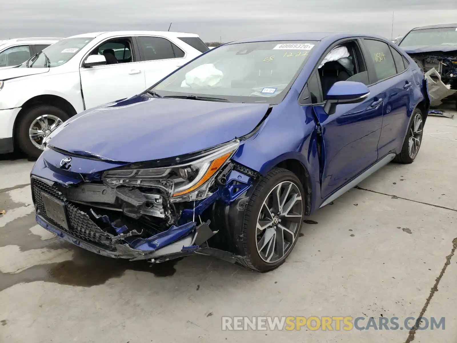 2 Photograph of a damaged car JTDS4RCE4LJ035678 TOYOTA COROLLA 2020