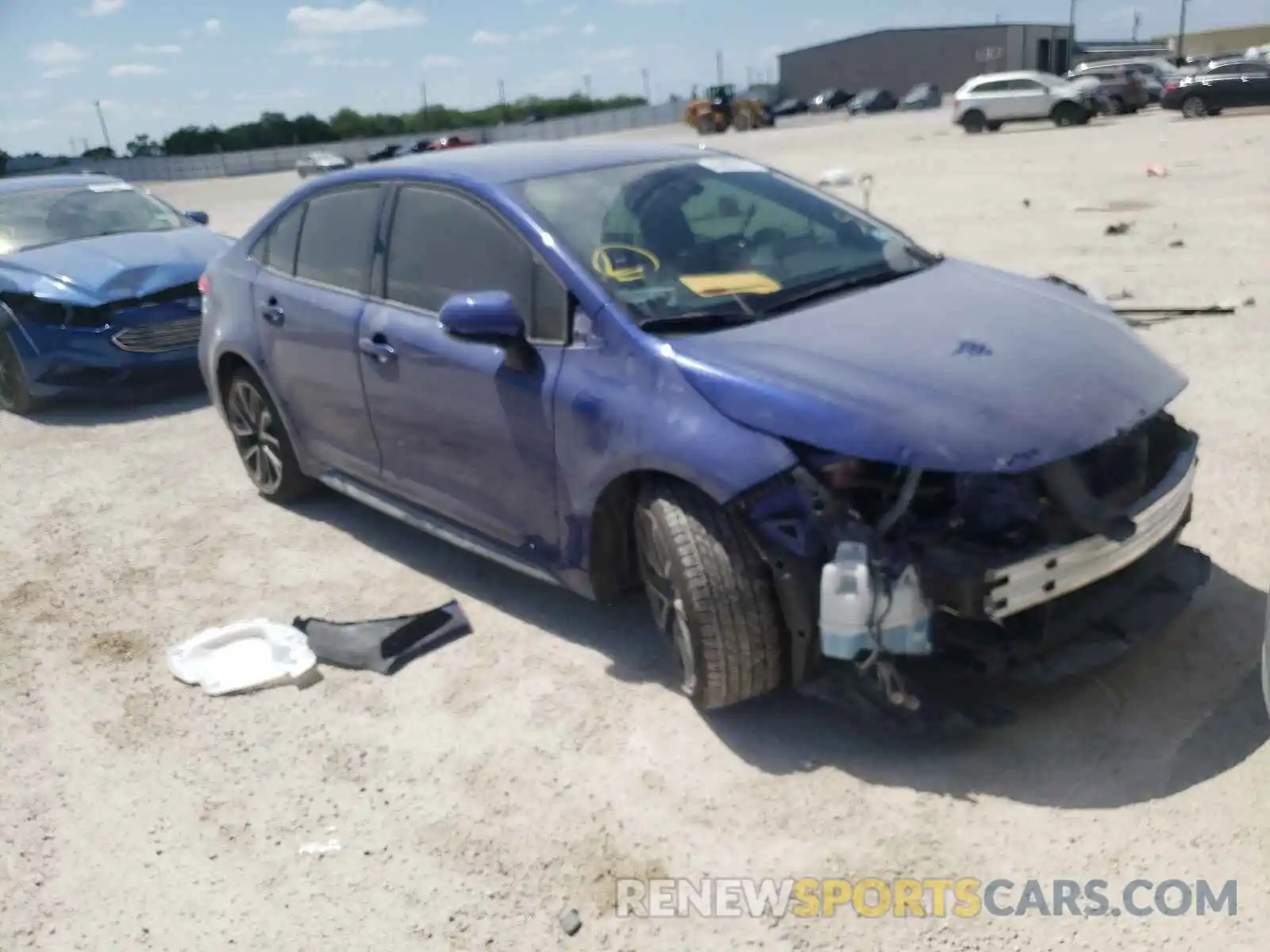 1 Photograph of a damaged car JTDS4RCE4LJ035695 TOYOTA COROLLA 2020