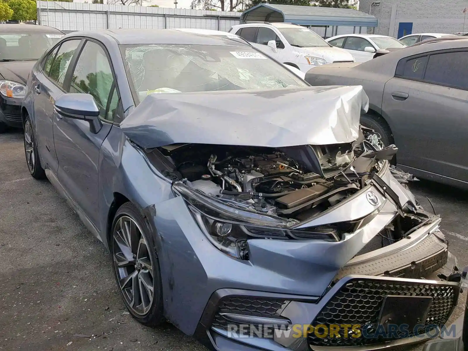 2 Photograph of a damaged car JTDS4RCE4LJ035714 TOYOTA COROLLA 2020