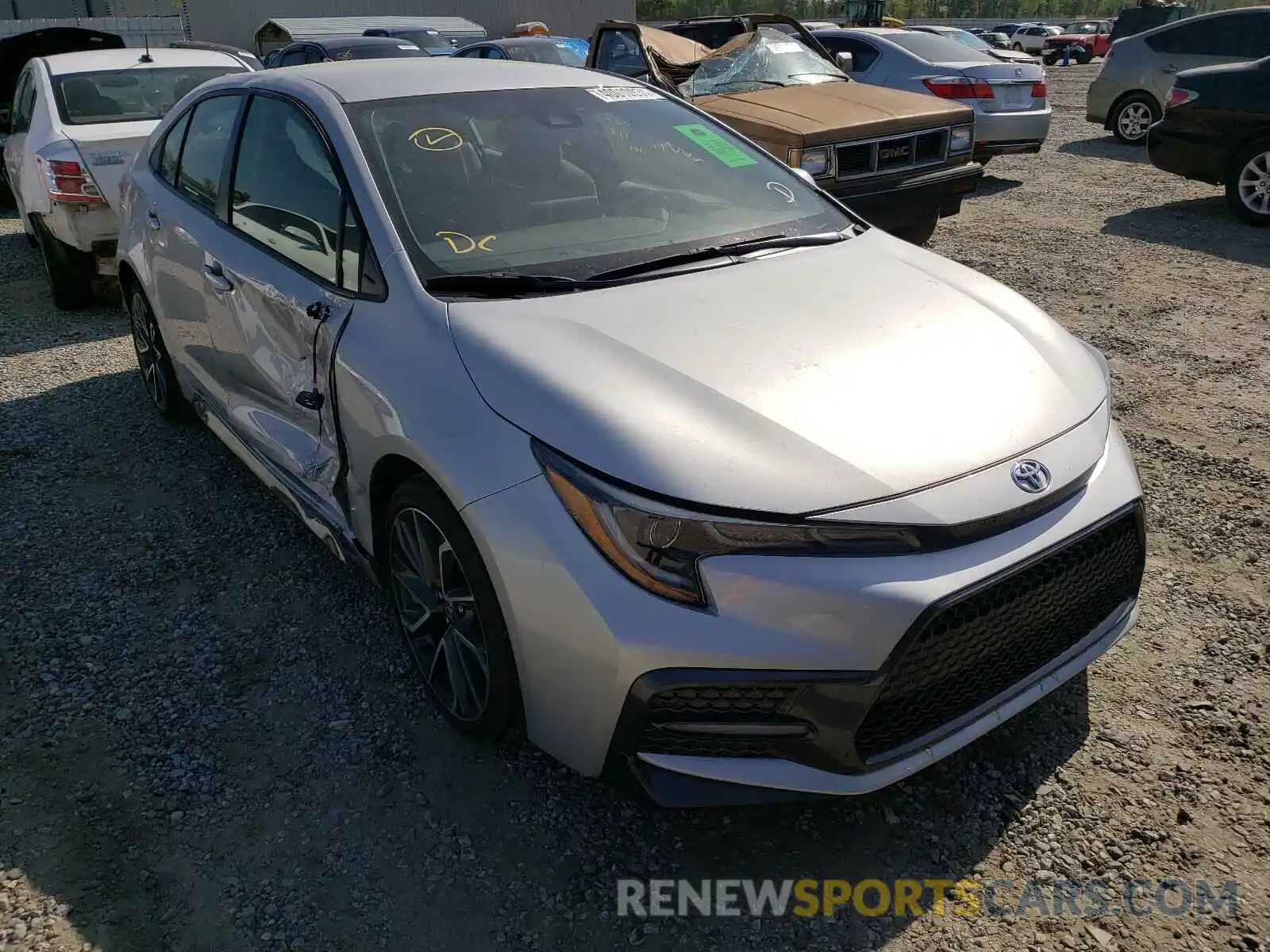 1 Photograph of a damaged car JTDS4RCE4LJ035793 TOYOTA COROLLA 2020