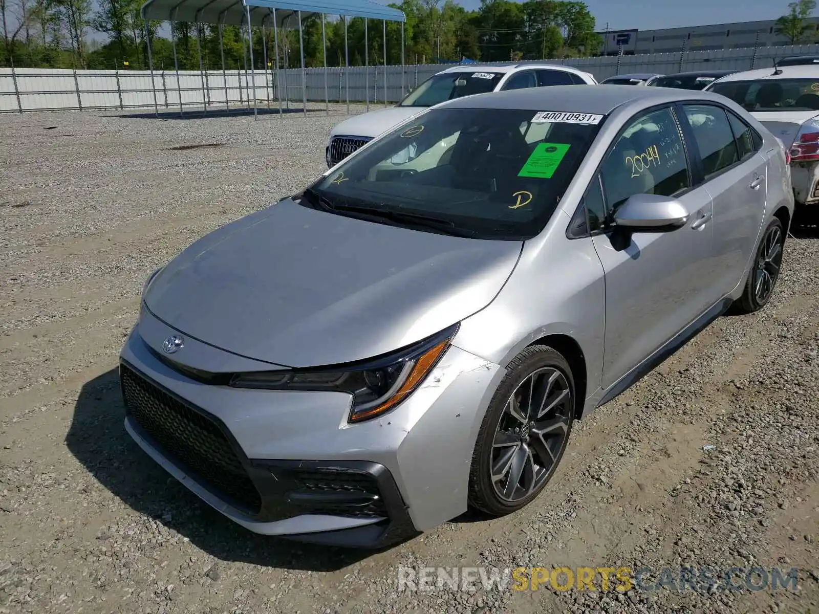 2 Photograph of a damaged car JTDS4RCE4LJ035793 TOYOTA COROLLA 2020