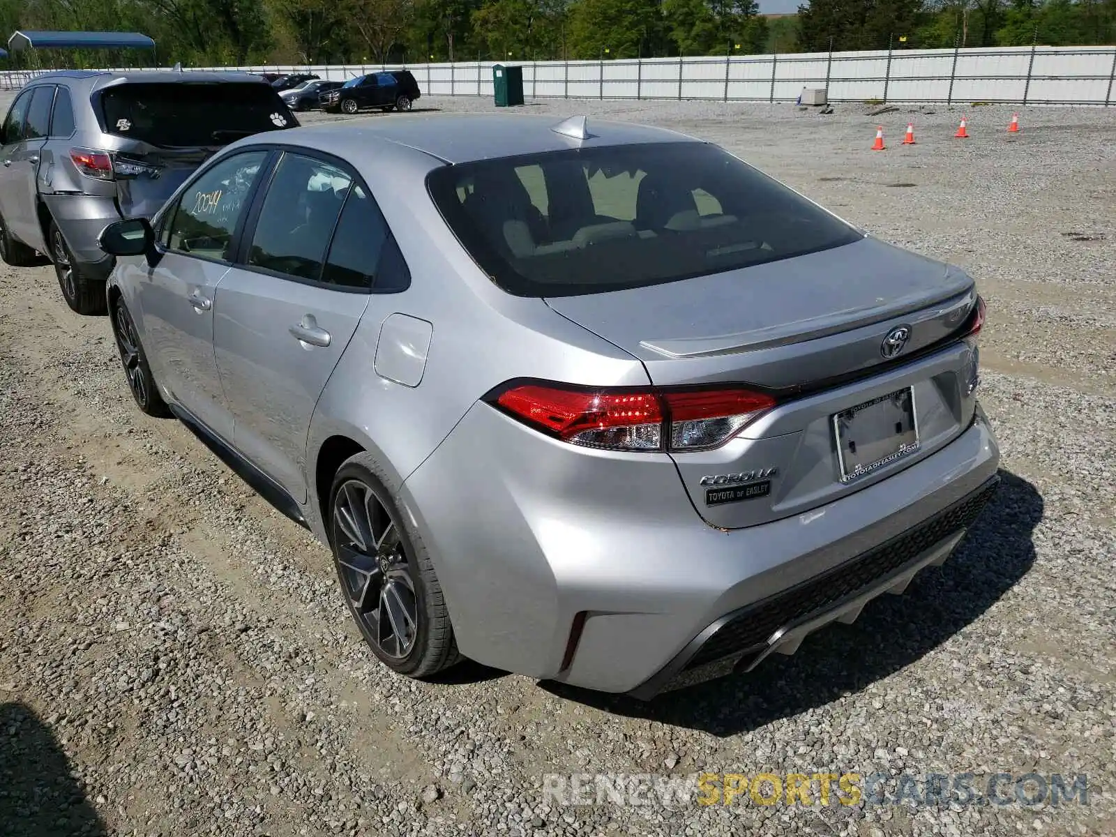 3 Photograph of a damaged car JTDS4RCE4LJ035793 TOYOTA COROLLA 2020