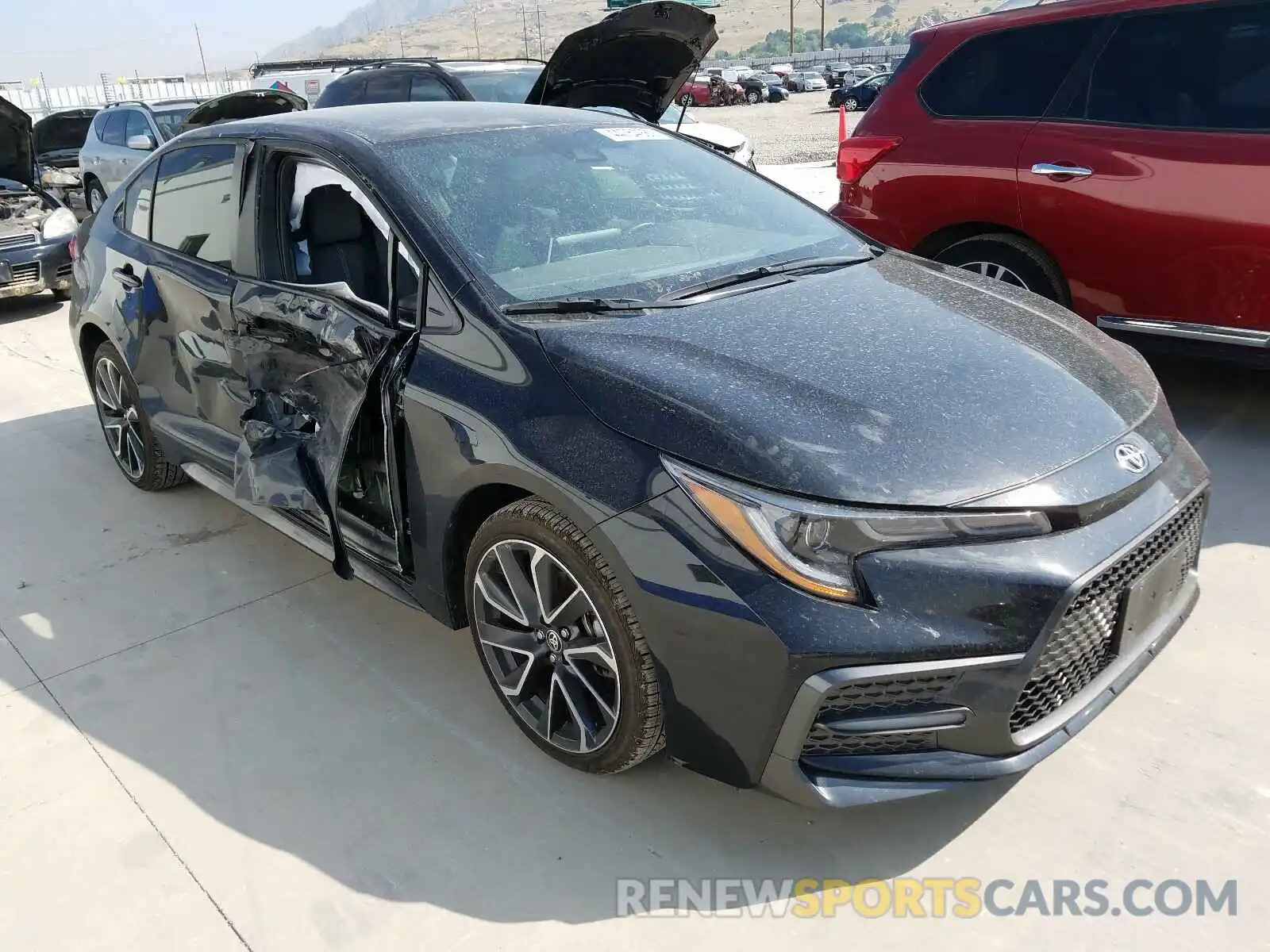 1 Photograph of a damaged car JTDS4RCE4LJ036054 TOYOTA COROLLA 2020