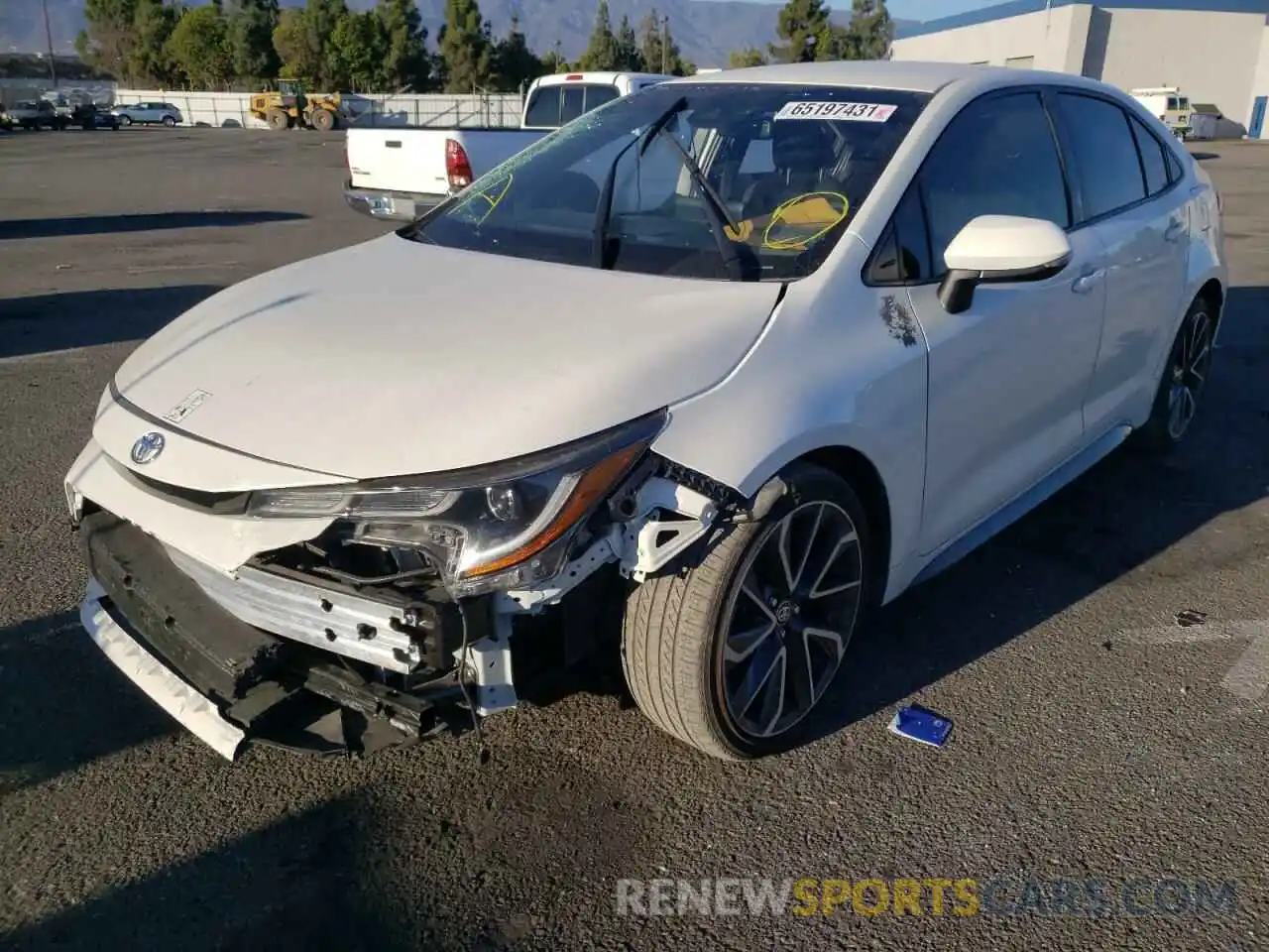 2 Photograph of a damaged car JTDS4RCE4LJ036930 TOYOTA COROLLA 2020