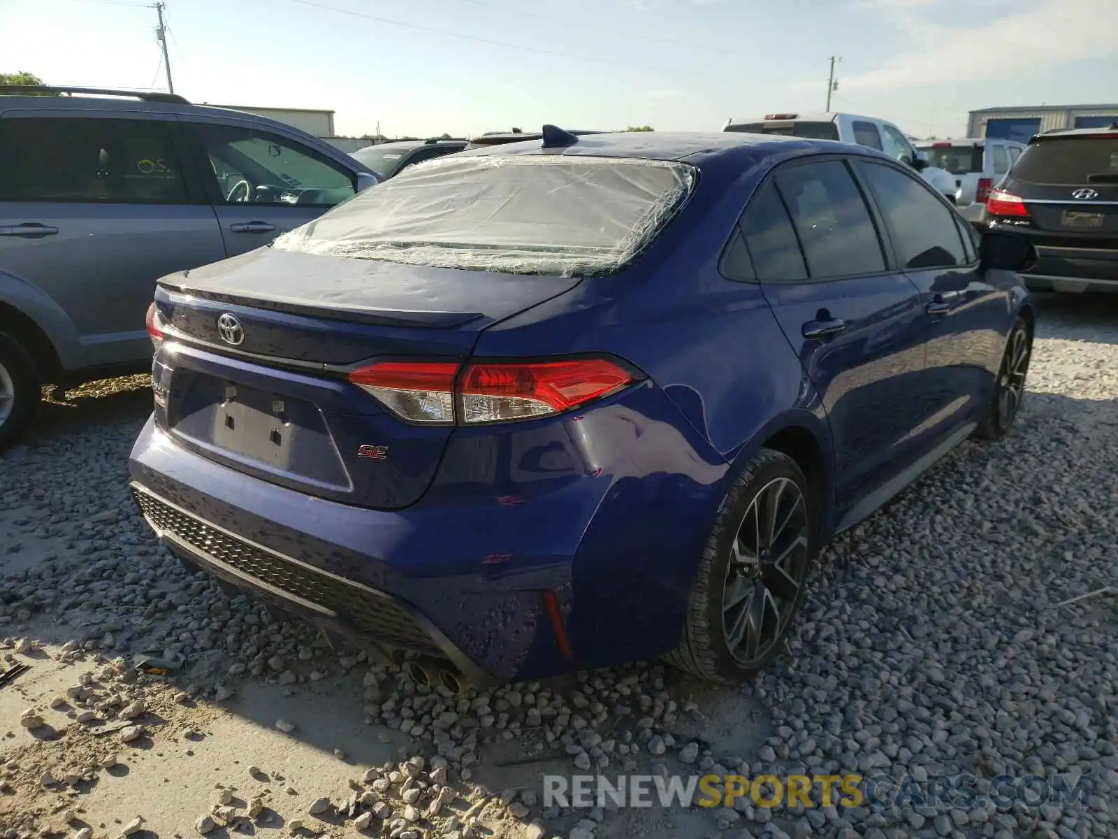 4 Photograph of a damaged car JTDS4RCE4LJ037334 TOYOTA COROLLA 2020