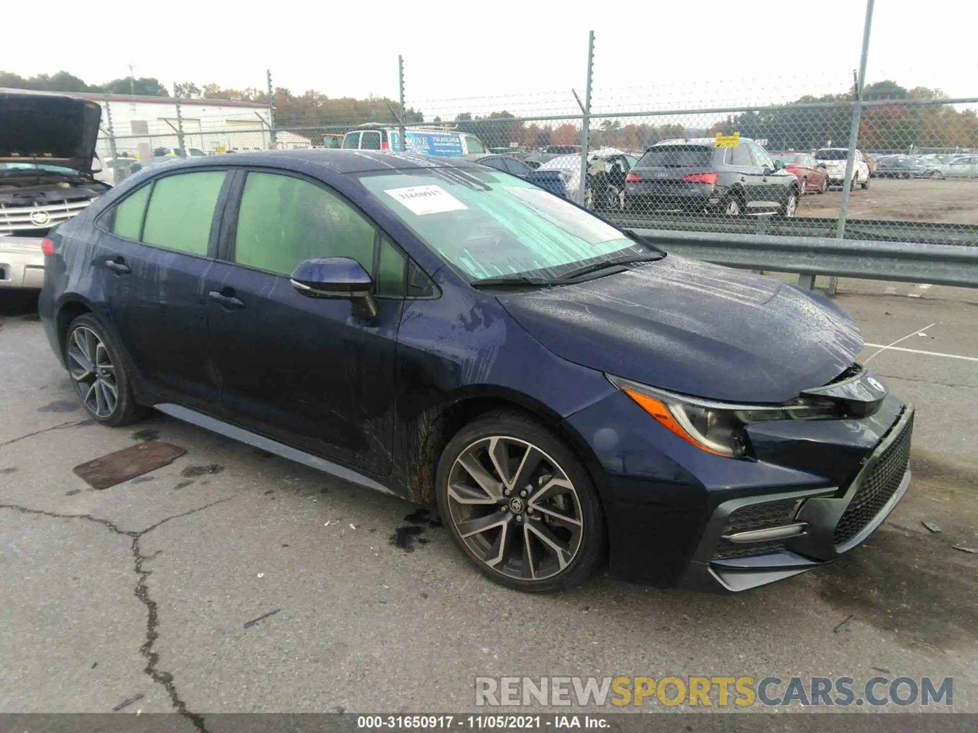 1 Photograph of a damaged car JTDS4RCE4LJ038595 TOYOTA COROLLA 2020