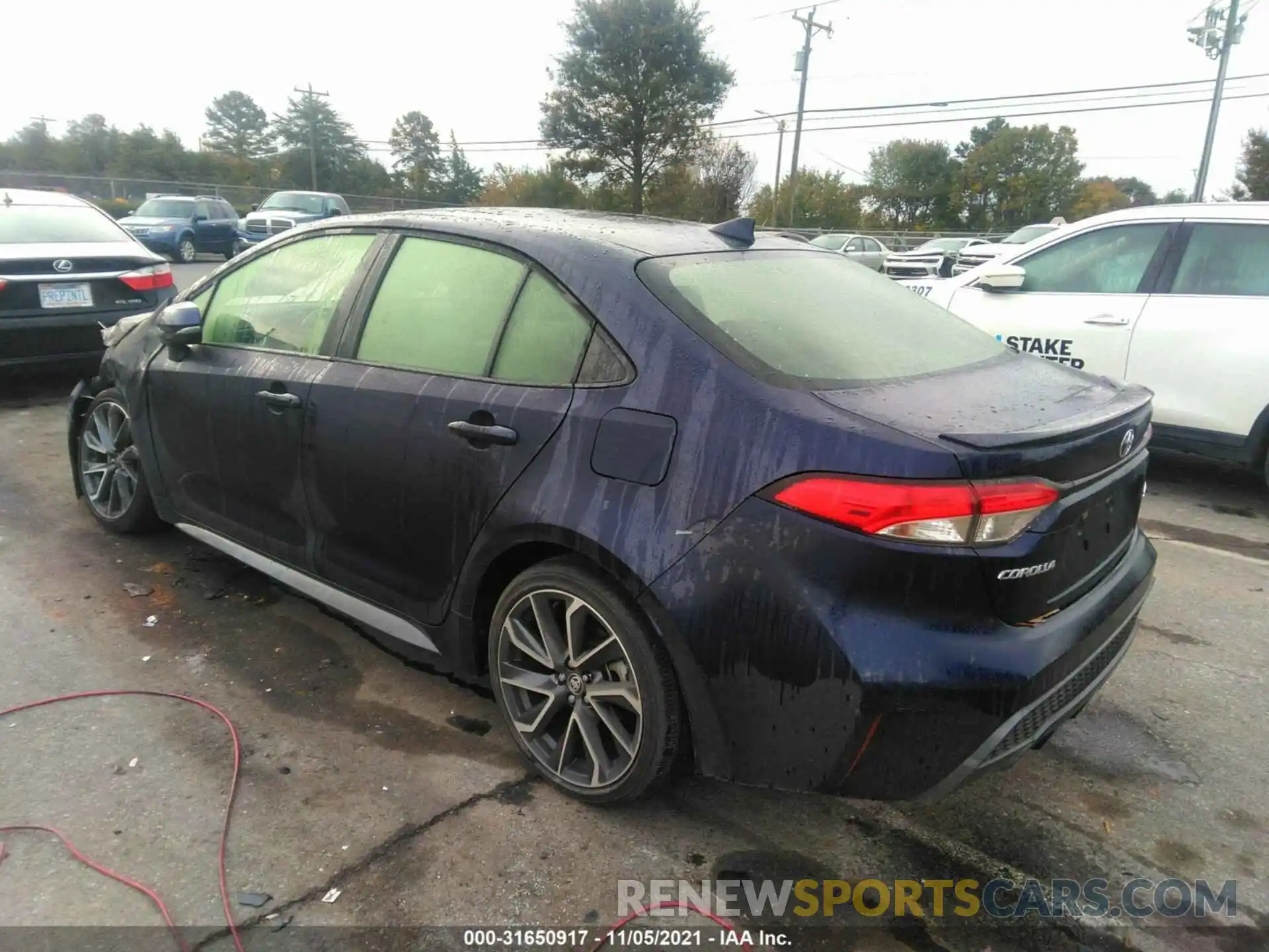 3 Photograph of a damaged car JTDS4RCE4LJ038595 TOYOTA COROLLA 2020