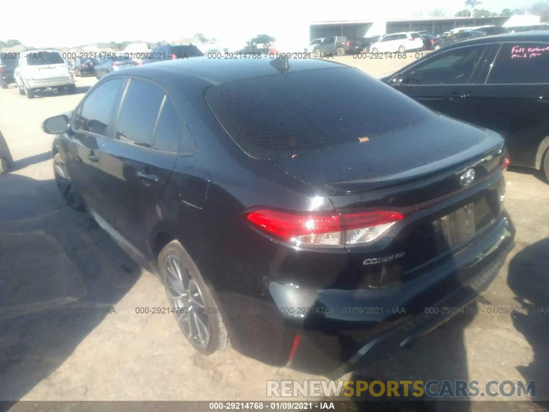 3 Photograph of a damaged car JTDS4RCE4LJ039097 TOYOTA COROLLA 2020