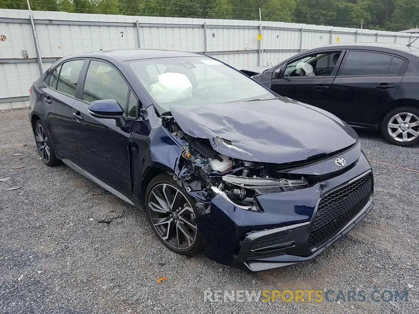 1 Photograph of a damaged car JTDS4RCE4LJ039925 TOYOTA COROLLA 2020