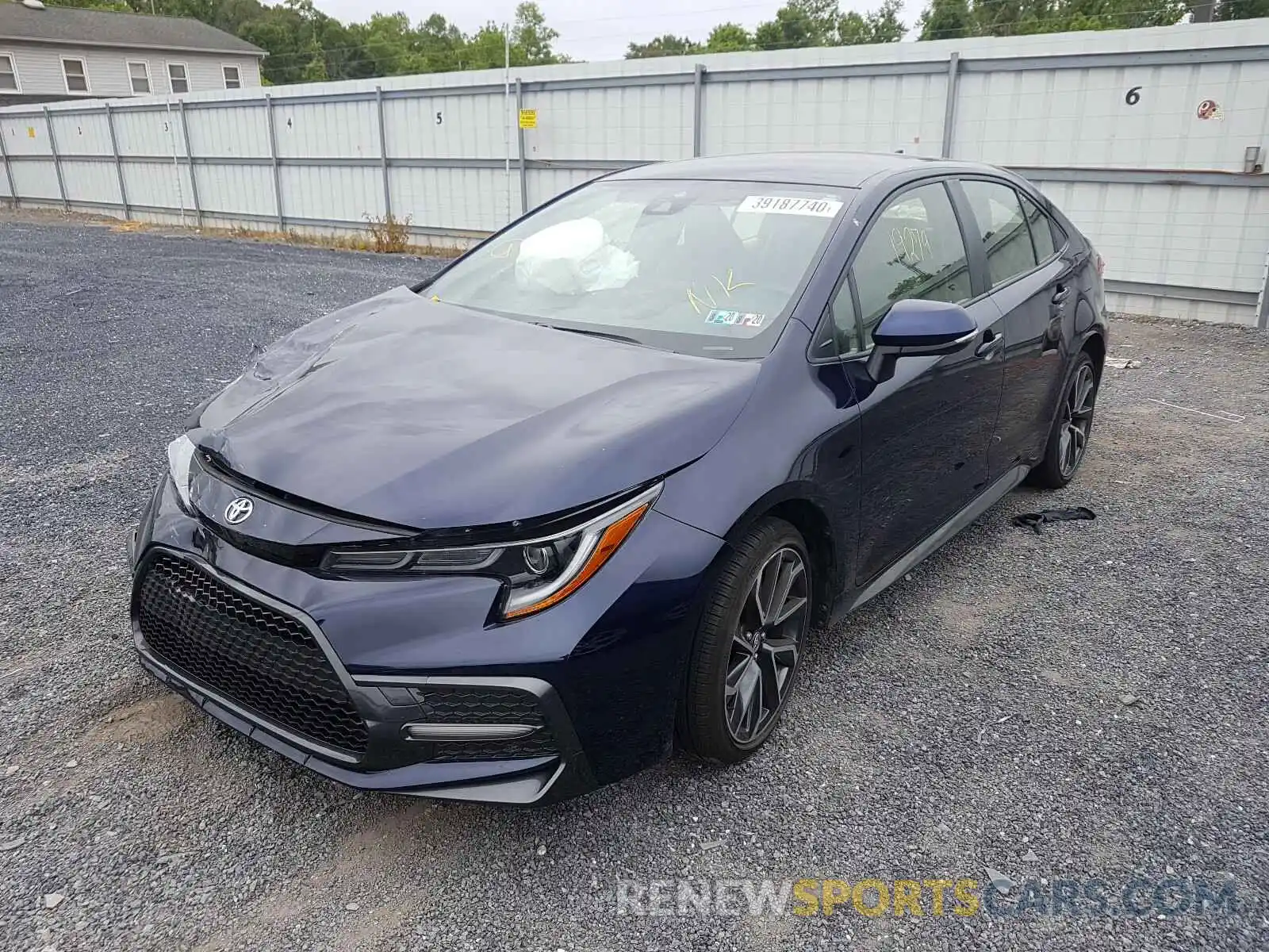 2 Photograph of a damaged car JTDS4RCE4LJ039925 TOYOTA COROLLA 2020