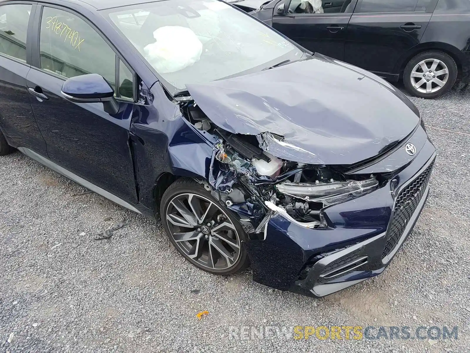 9 Photograph of a damaged car JTDS4RCE4LJ039925 TOYOTA COROLLA 2020