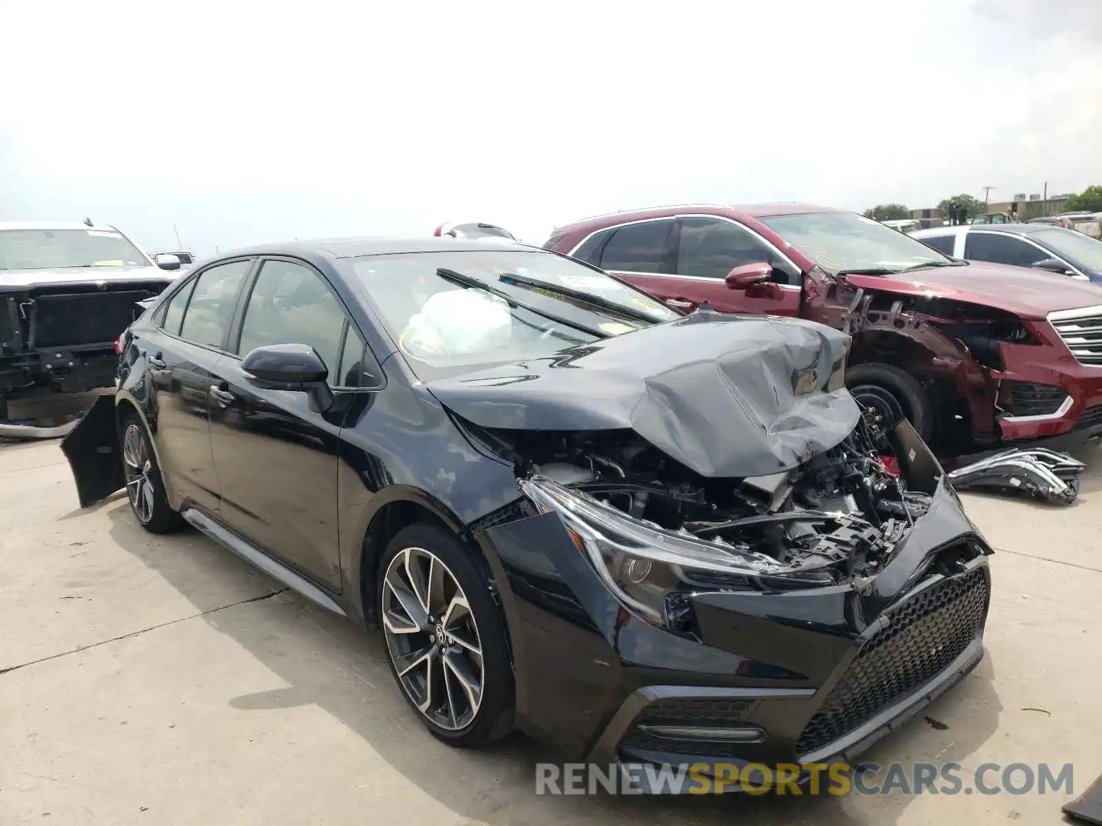 1 Photograph of a damaged car JTDS4RCE4LJ040282 TOYOTA COROLLA 2020