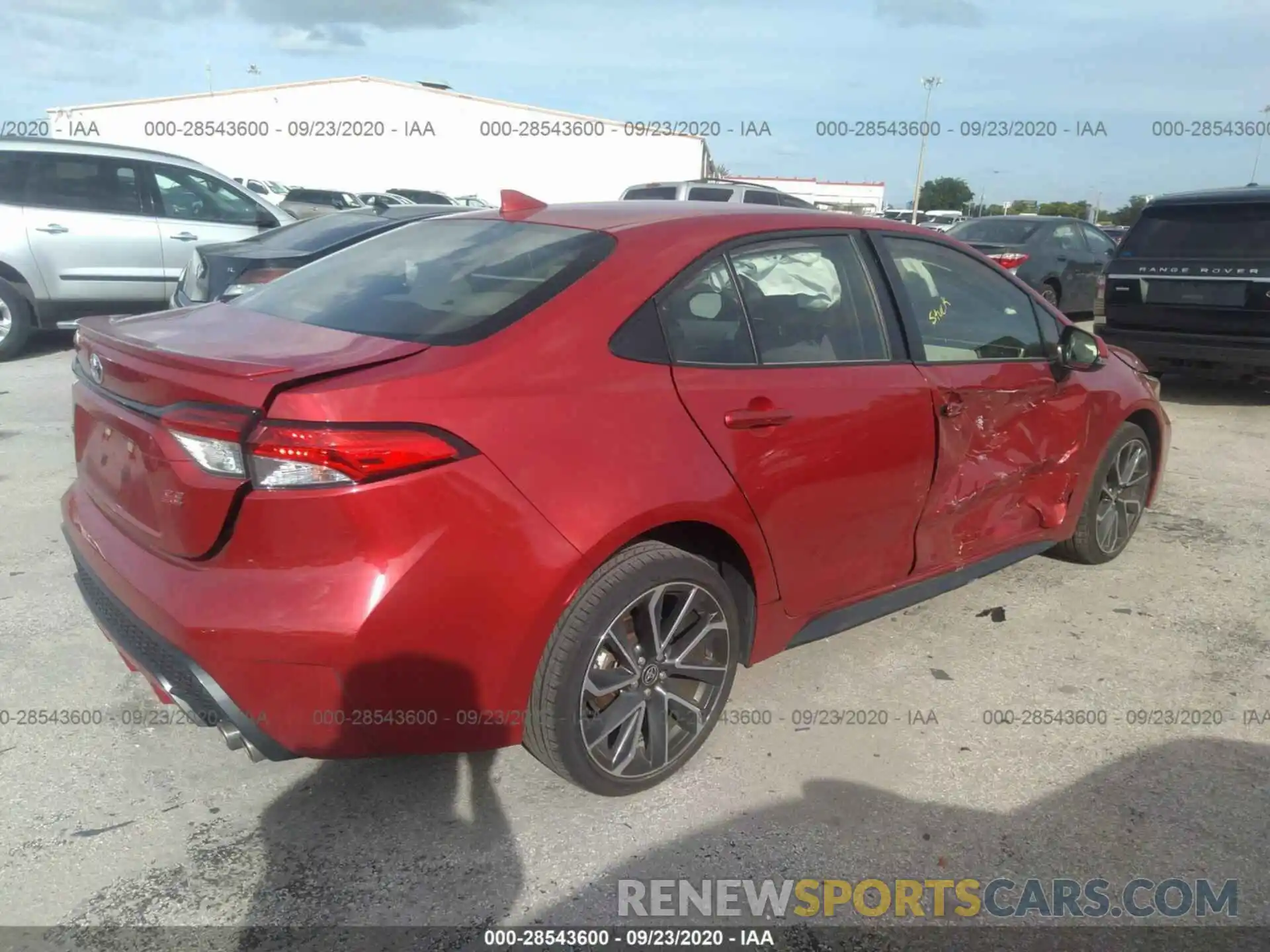 4 Photograph of a damaged car JTDS4RCE4LJ041299 TOYOTA COROLLA 2020