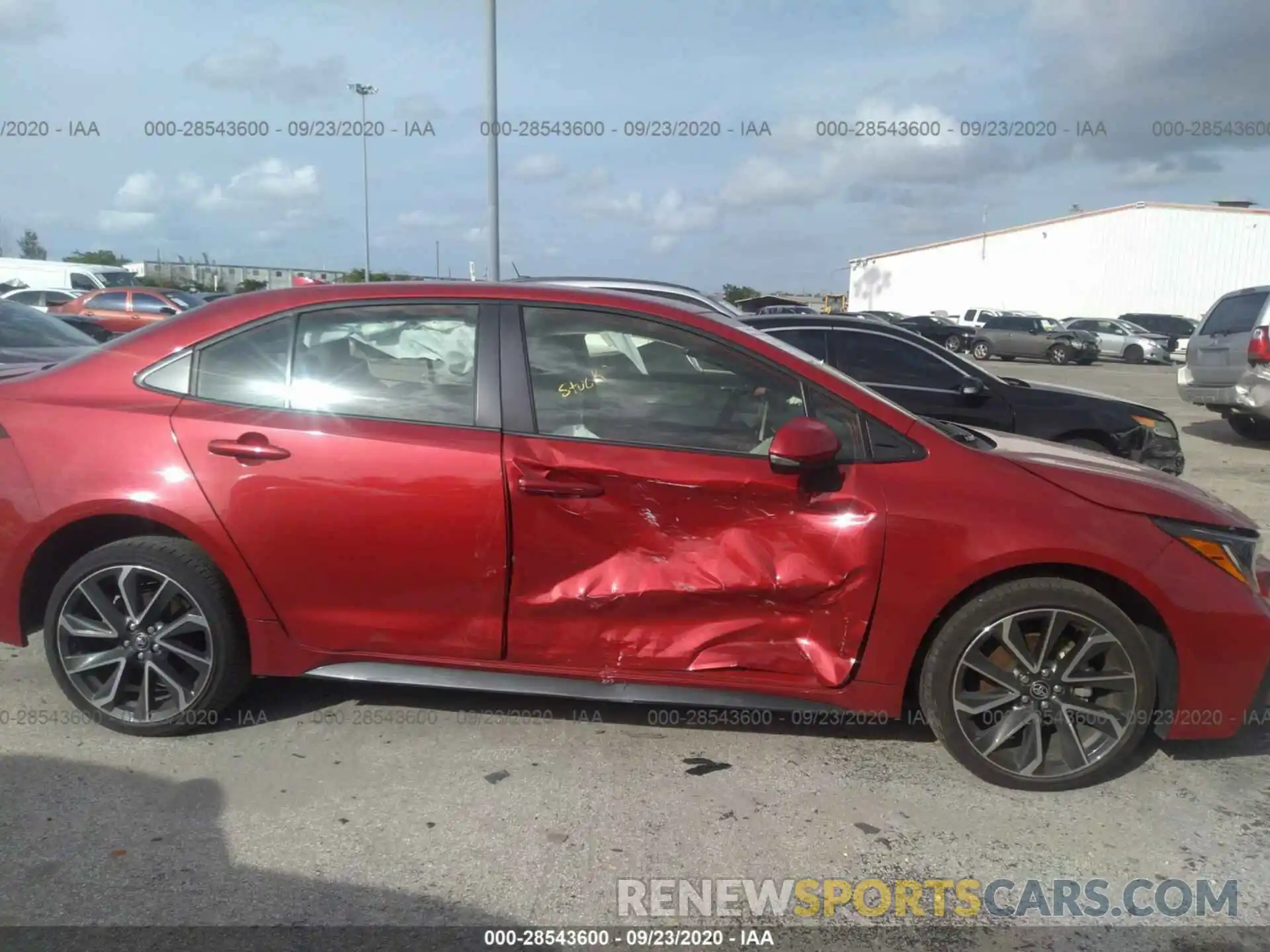 6 Photograph of a damaged car JTDS4RCE4LJ041299 TOYOTA COROLLA 2020