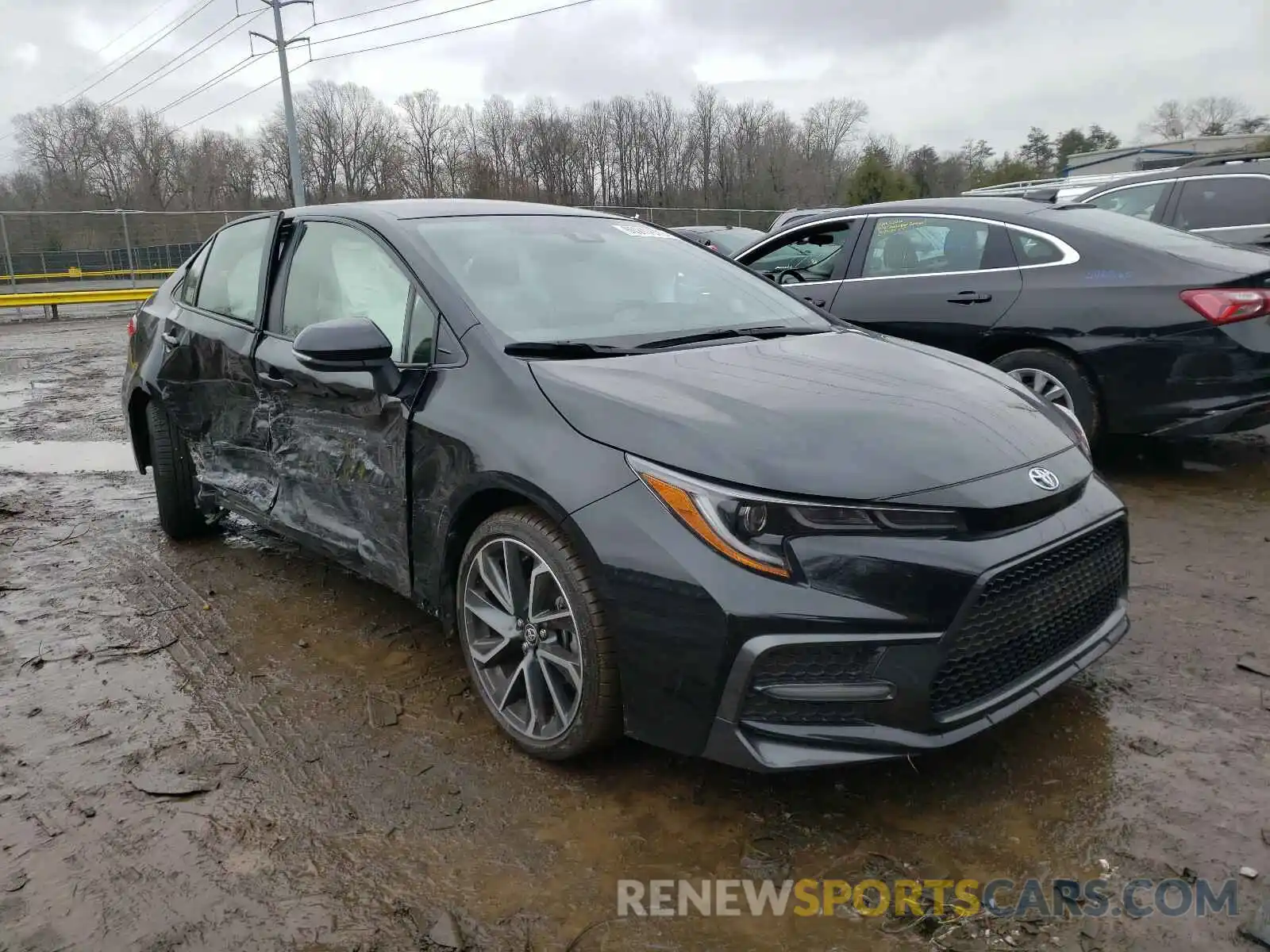 1 Photograph of a damaged car JTDS4RCE4LJ041805 TOYOTA COROLLA 2020