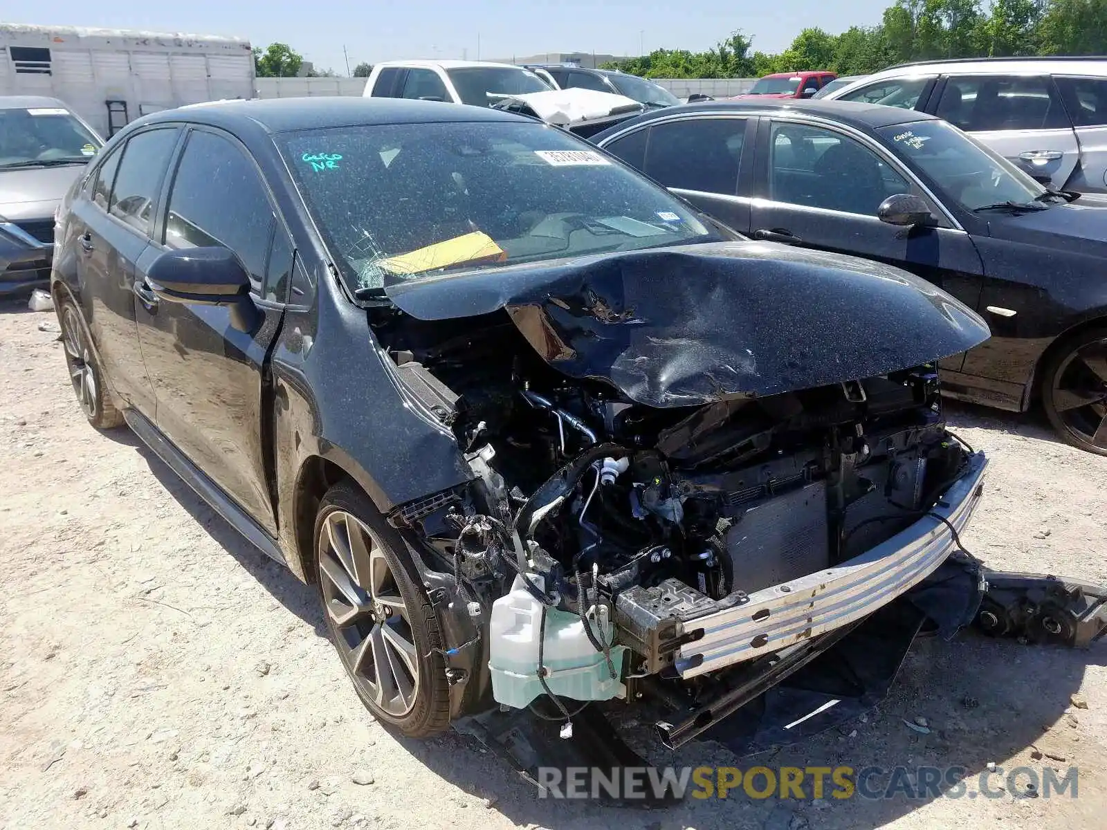 1 Photograph of a damaged car JTDS4RCE4LJ042016 TOYOTA COROLLA 2020