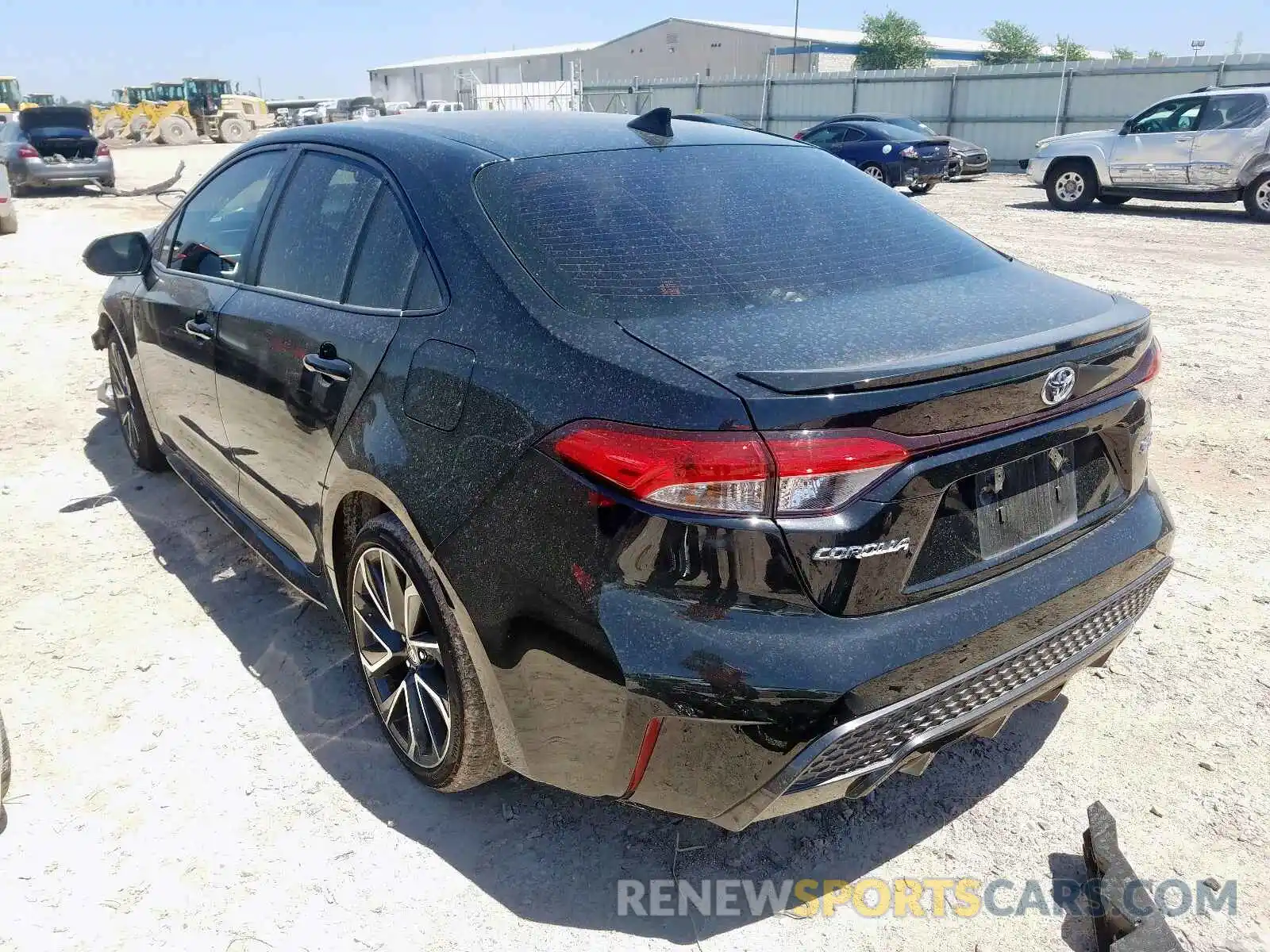 3 Photograph of a damaged car JTDS4RCE4LJ042016 TOYOTA COROLLA 2020