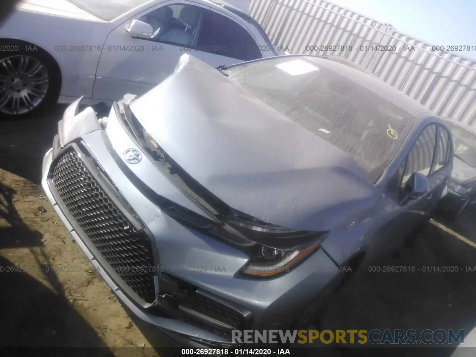 2 Photograph of a damaged car JTDS4RCE4LJ042372 TOYOTA COROLLA 2020