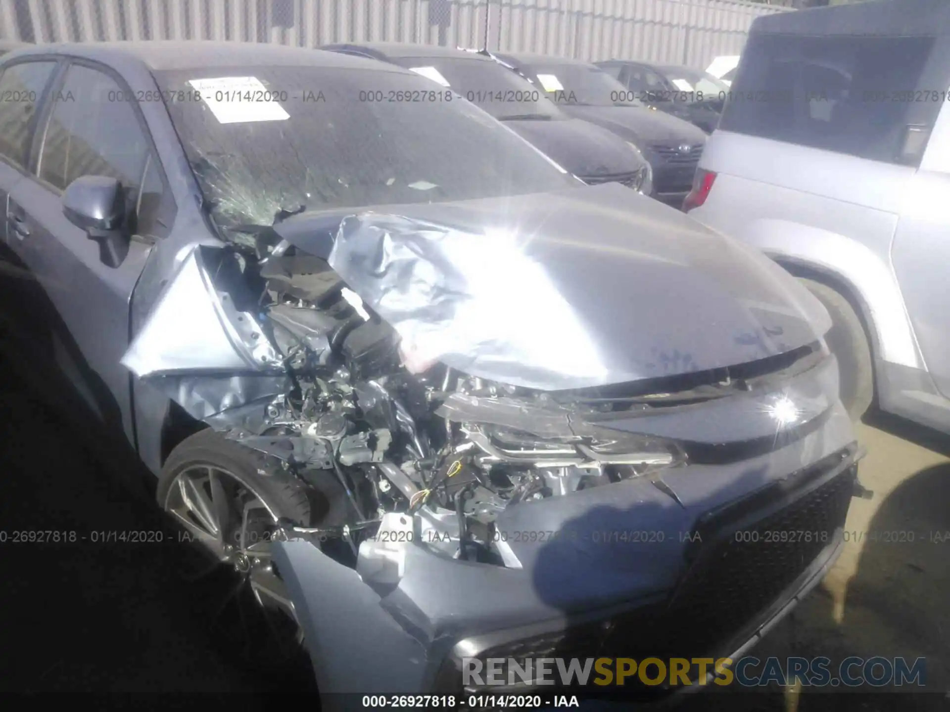 6 Photograph of a damaged car JTDS4RCE4LJ042372 TOYOTA COROLLA 2020