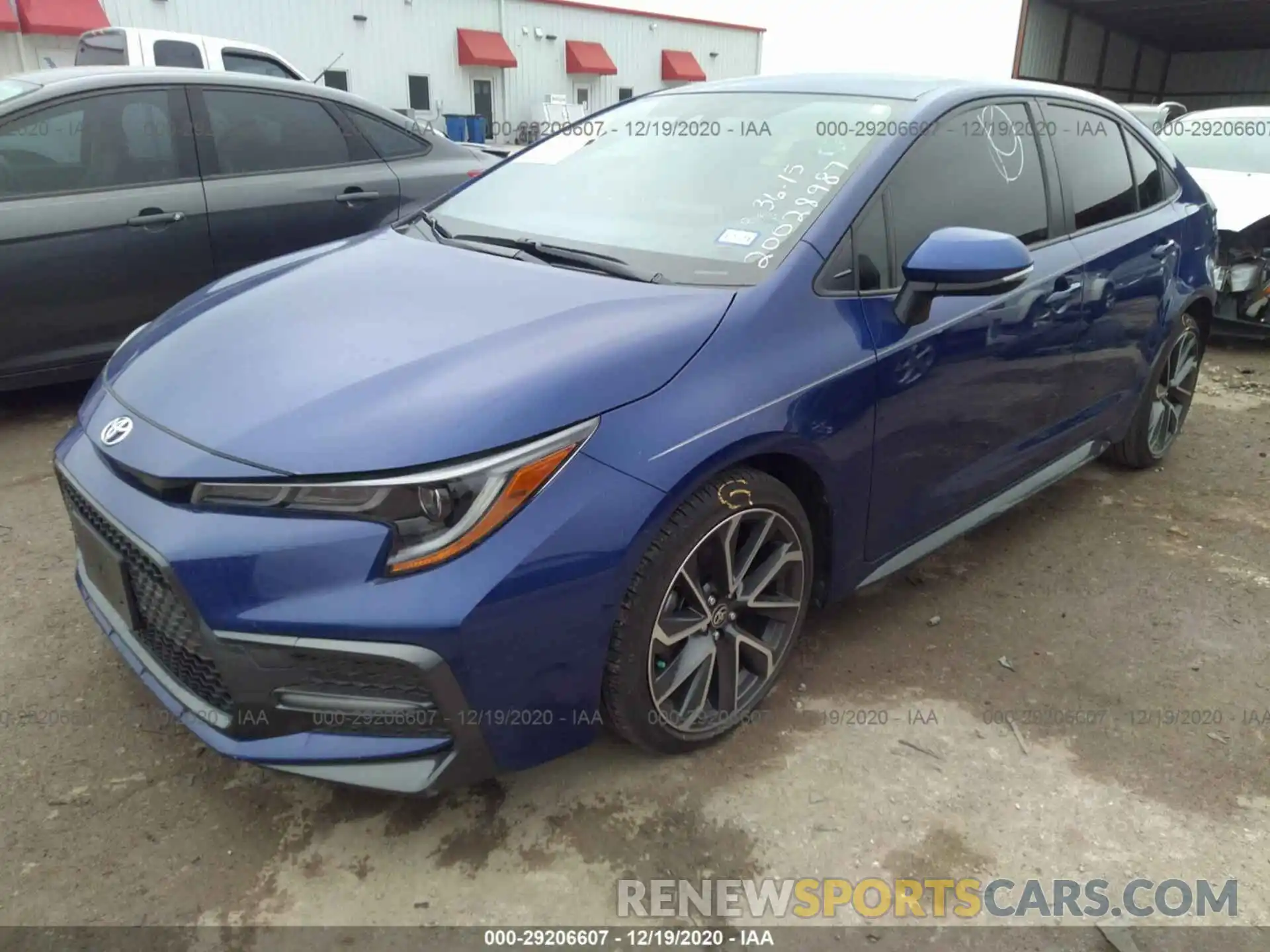 2 Photograph of a damaged car JTDS4RCE4LJ042730 TOYOTA COROLLA 2020