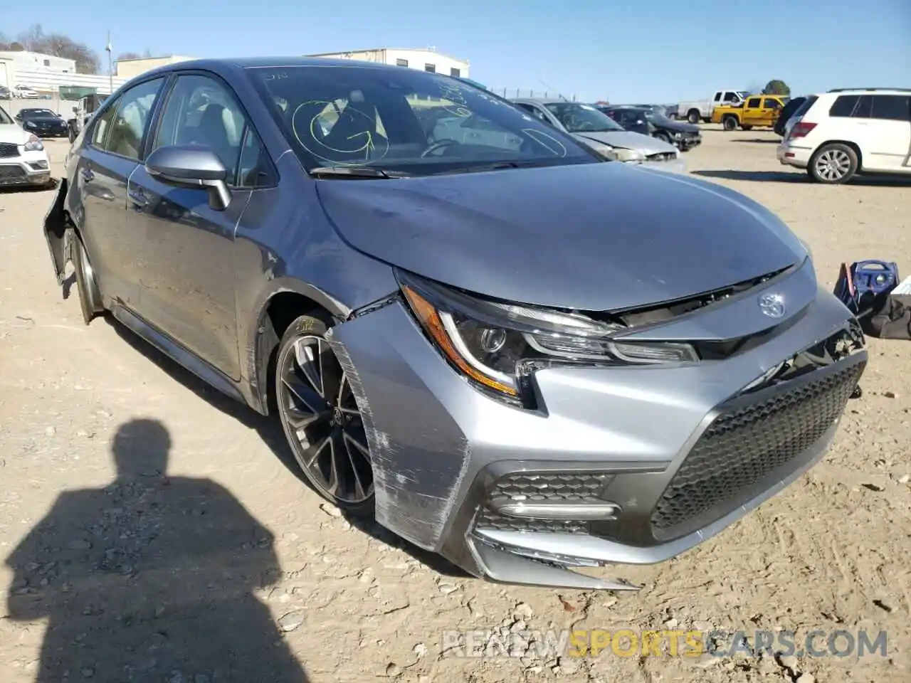 1 Photograph of a damaged car JTDS4RCE4LJ043389 TOYOTA COROLLA 2020