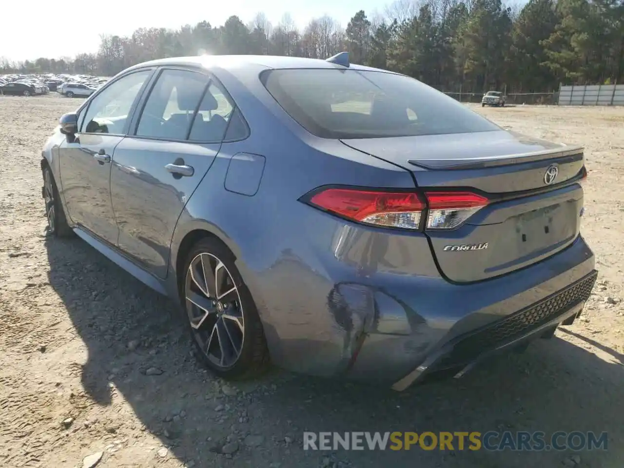 3 Photograph of a damaged car JTDS4RCE4LJ043389 TOYOTA COROLLA 2020