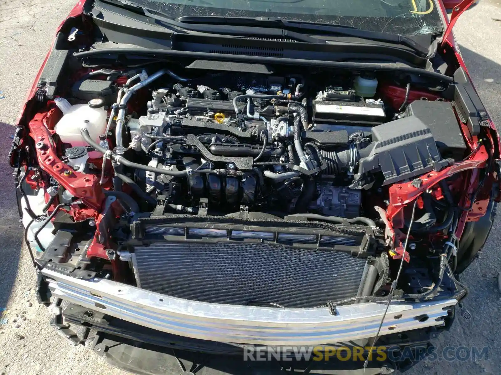 7 Photograph of a damaged car JTDS4RCE4LJ044252 TOYOTA COROLLA 2020