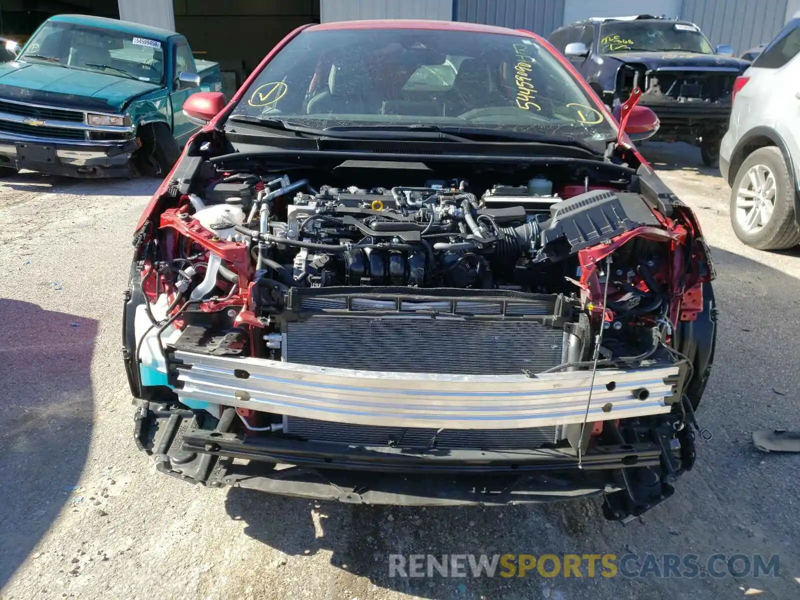 9 Photograph of a damaged car JTDS4RCE4LJ044252 TOYOTA COROLLA 2020