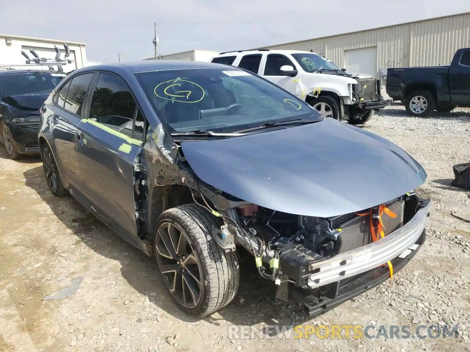 1 Photograph of a damaged car JTDS4RCE4LJ044364 TOYOTA COROLLA 2020