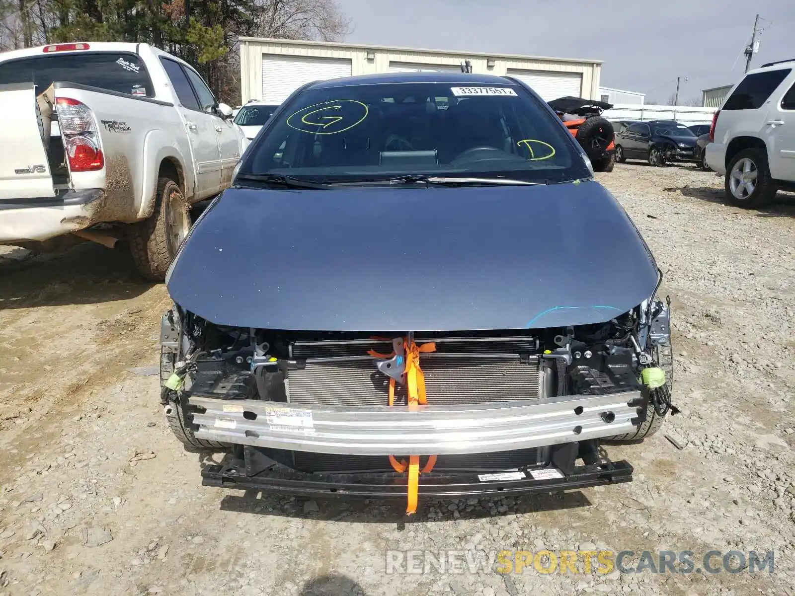 9 Photograph of a damaged car JTDS4RCE4LJ044364 TOYOTA COROLLA 2020