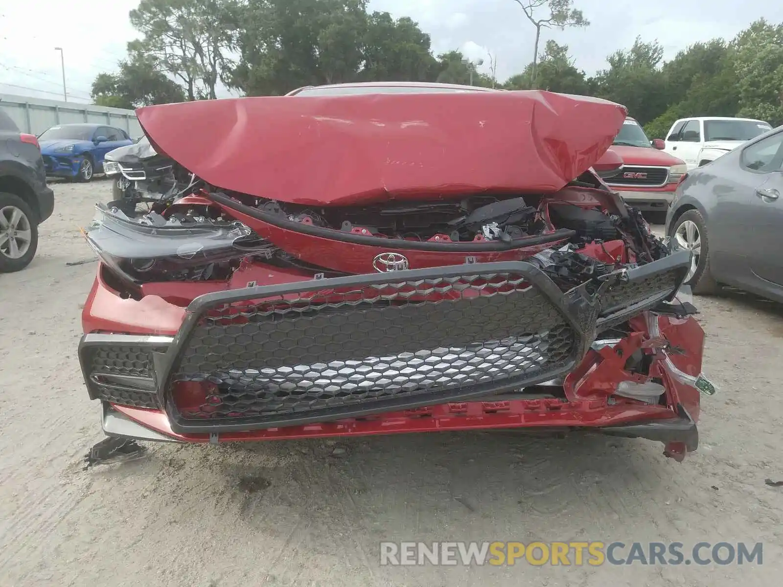 9 Photograph of a damaged car JTDS4RCE4LJ045689 TOYOTA COROLLA 2020