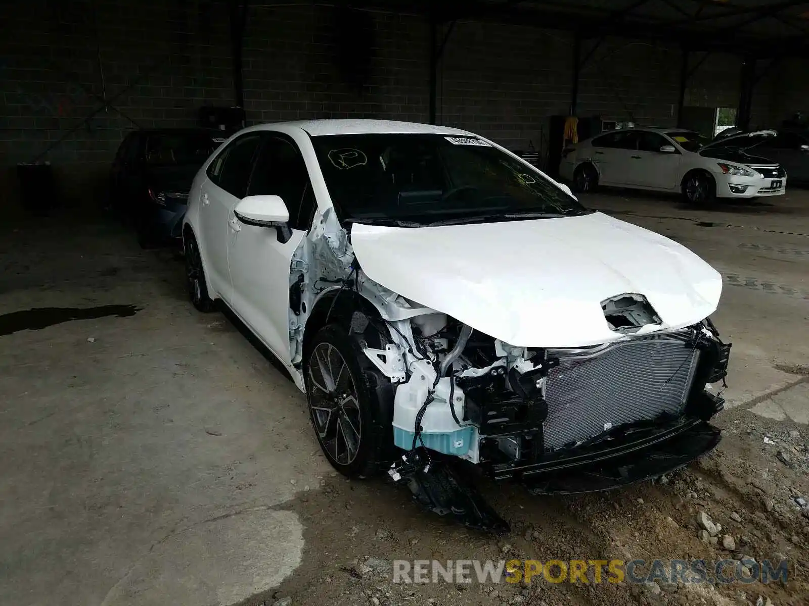 1 Photograph of a damaged car JTDS4RCE4LJ050066 TOYOTA COROLLA 2020