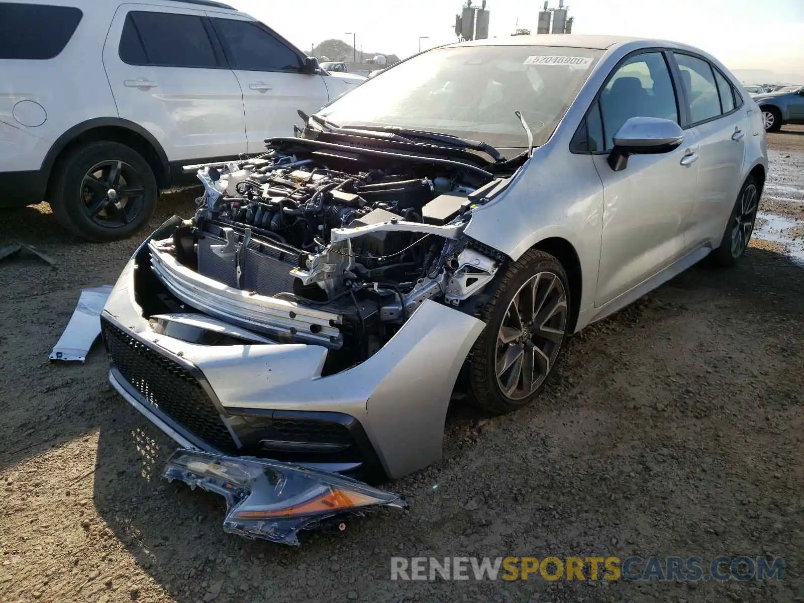 2 Photograph of a damaged car JTDS4RCE4LJ050780 TOYOTA COROLLA 2020