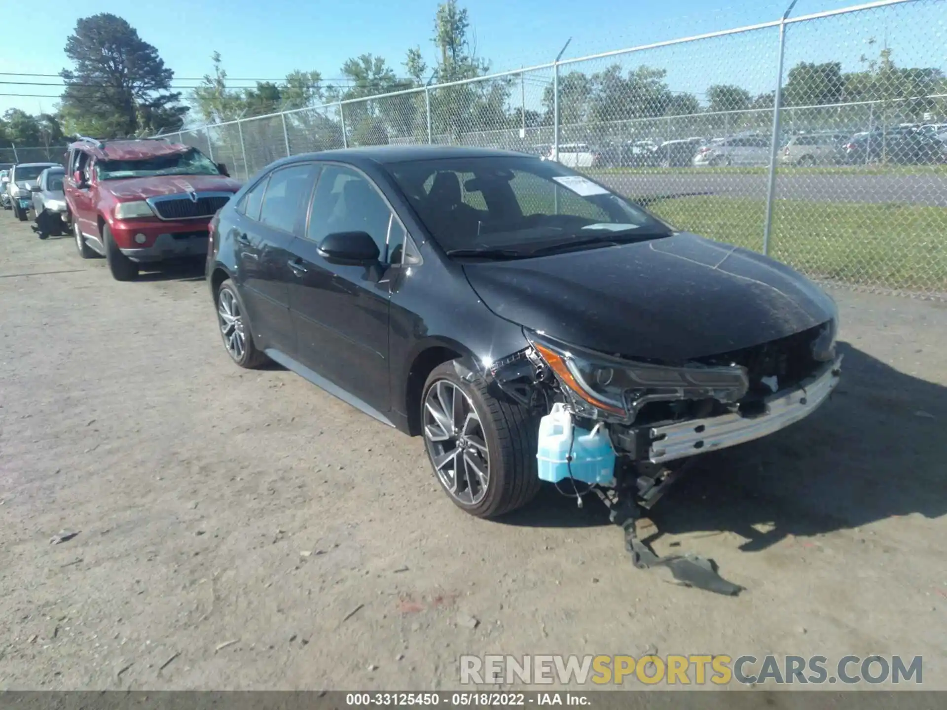 1 Photograph of a damaged car JTDS4RCE4LJ051122 TOYOTA COROLLA 2020