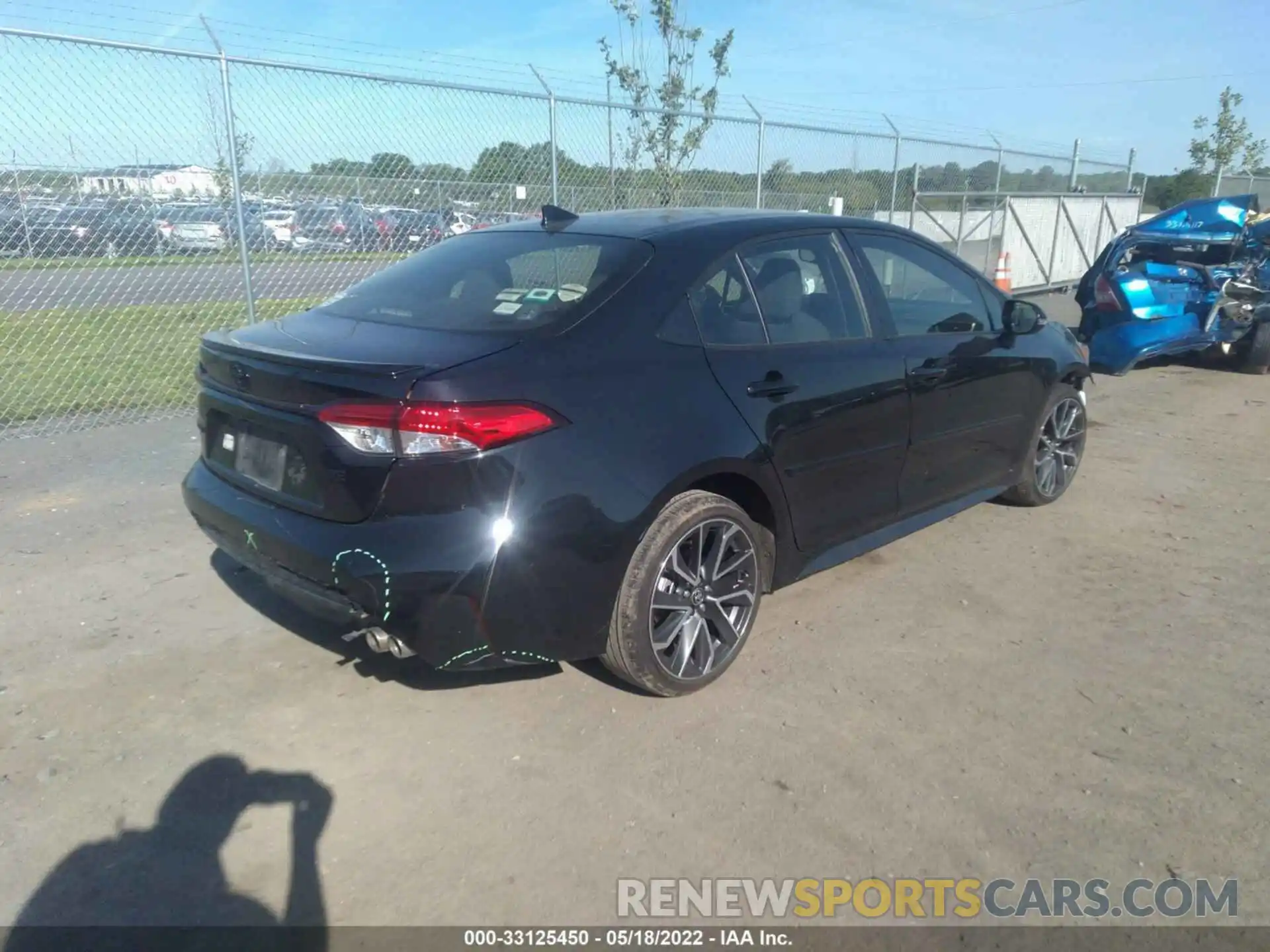 4 Photograph of a damaged car JTDS4RCE4LJ051122 TOYOTA COROLLA 2020