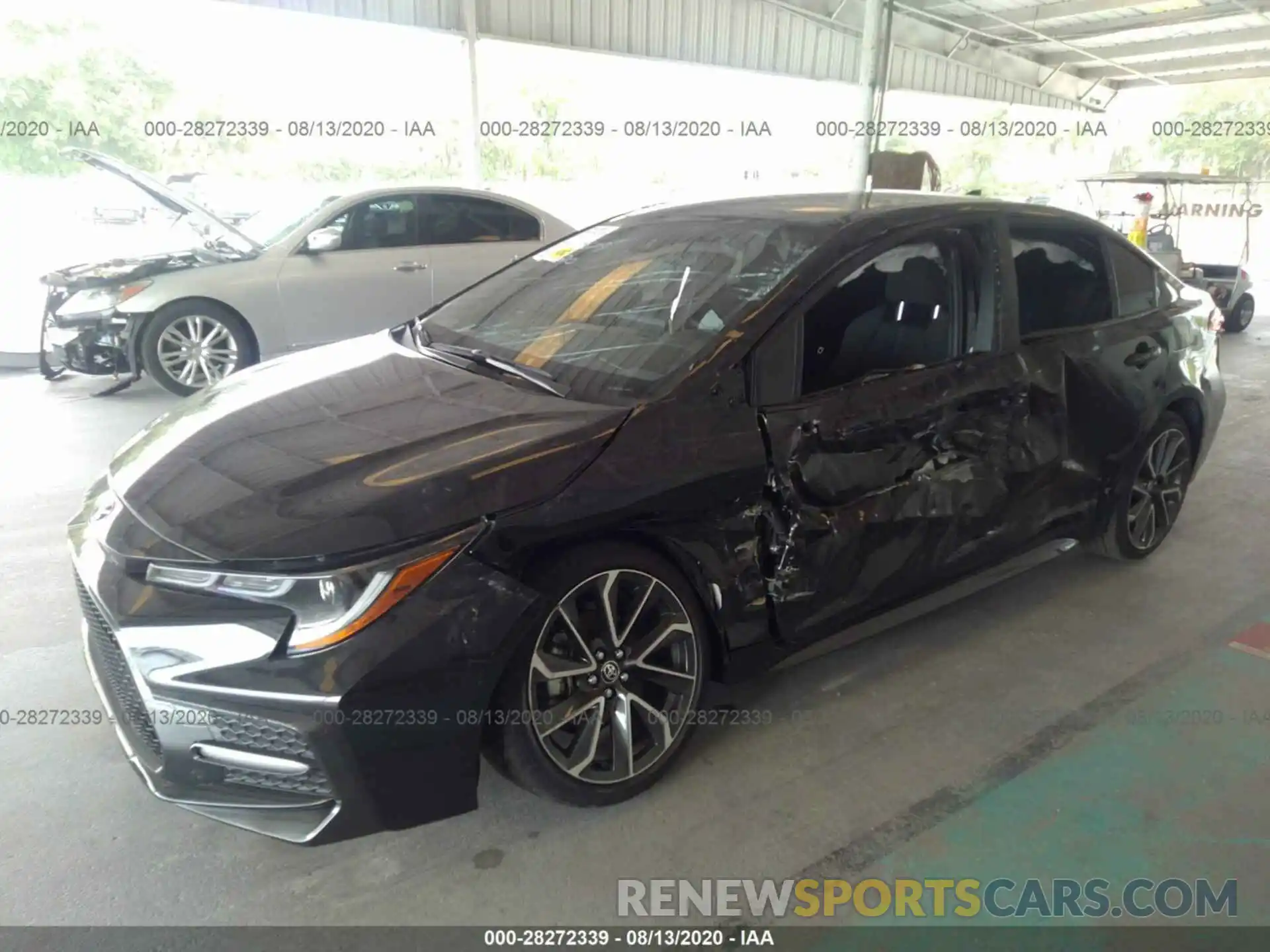 2 Photograph of a damaged car JTDS4RCE4LJ051993 TOYOTA COROLLA 2020