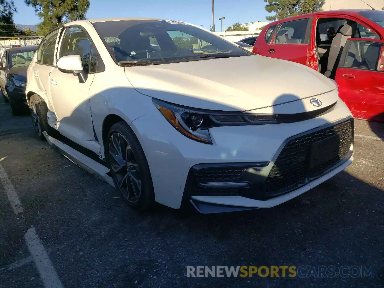 1 Photograph of a damaged car JTDS4RCE4LJ052836 TOYOTA COROLLA 2020