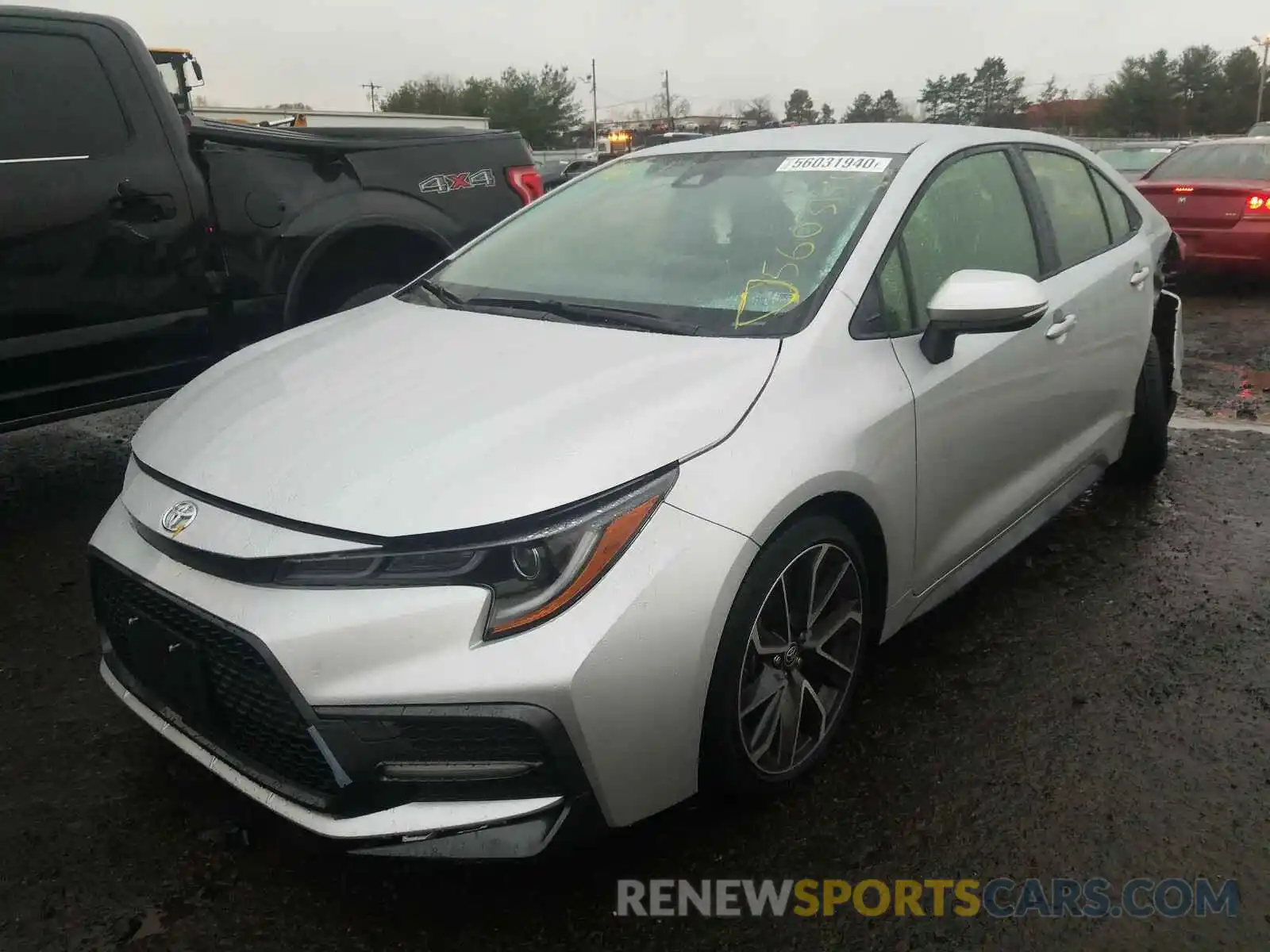 2 Photograph of a damaged car JTDS4RCE4LJ052965 TOYOTA COROLLA 2020