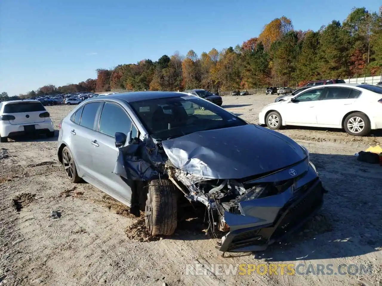 1 Photograph of a damaged car JTDS4RCE5LJ001474 TOYOTA COROLLA 2020