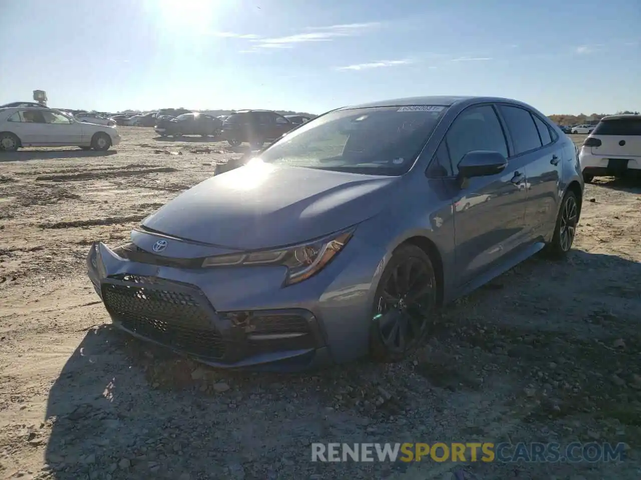 2 Photograph of a damaged car JTDS4RCE5LJ001474 TOYOTA COROLLA 2020