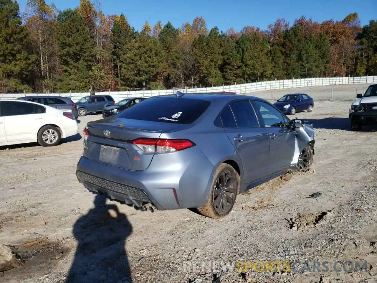 4 Photograph of a damaged car JTDS4RCE5LJ001474 TOYOTA COROLLA 2020