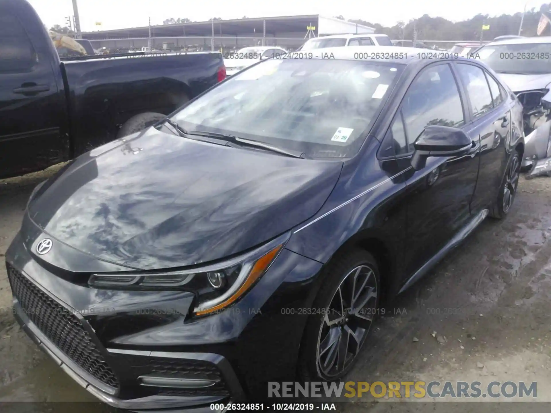 2 Photograph of a damaged car JTDS4RCE5LJ001569 TOYOTA COROLLA 2020