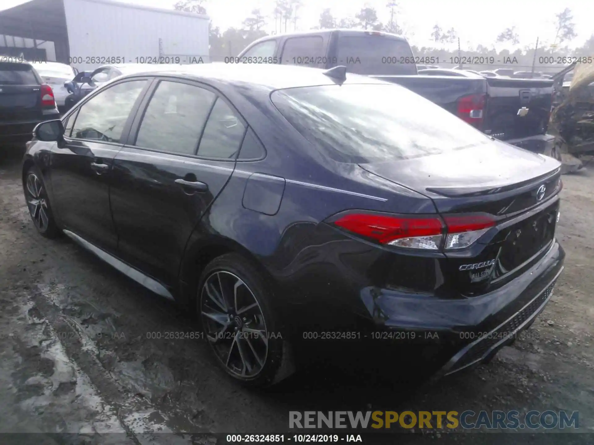 3 Photograph of a damaged car JTDS4RCE5LJ001569 TOYOTA COROLLA 2020