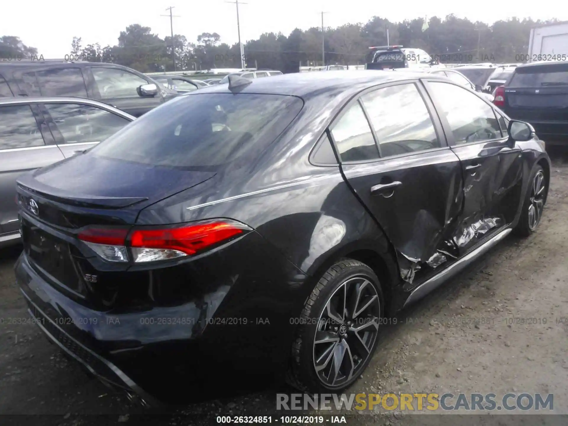 4 Photograph of a damaged car JTDS4RCE5LJ001569 TOYOTA COROLLA 2020