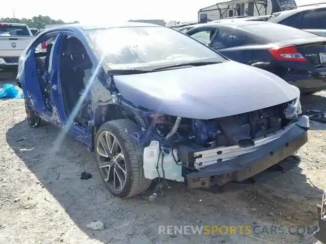 1 Photograph of a damaged car JTDS4RCE5LJ001717 TOYOTA COROLLA 2020